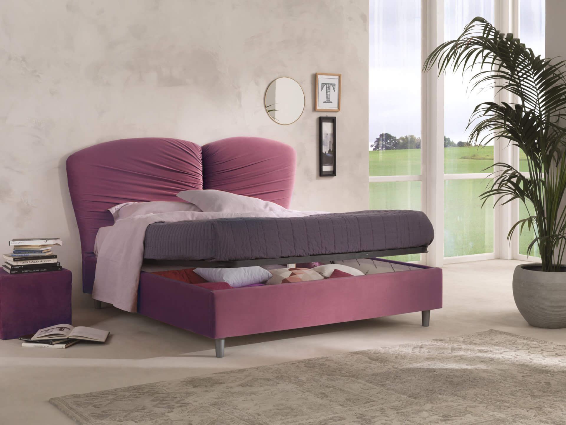 letto contenitore matrimoniale