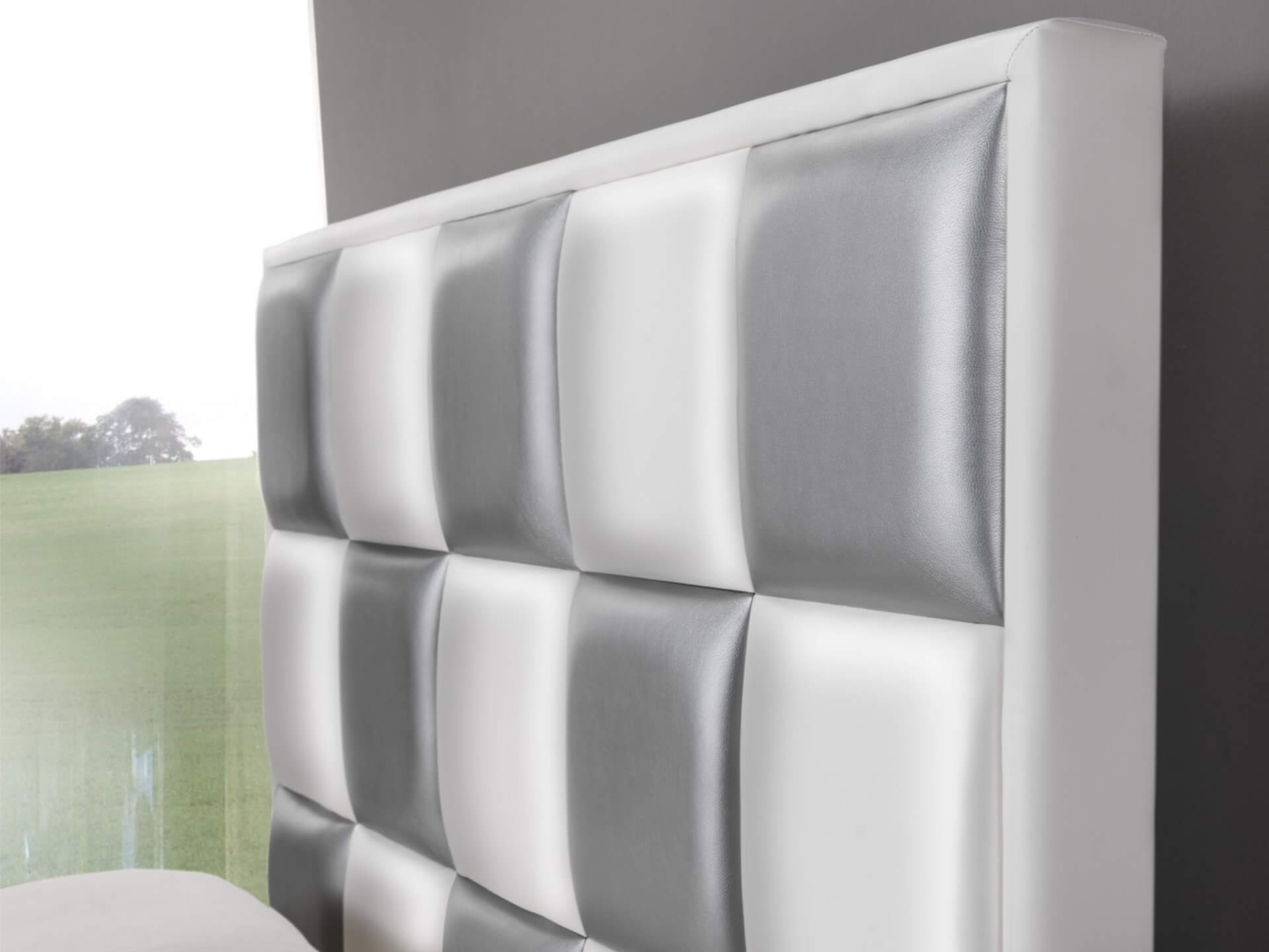 testata letto in pelle