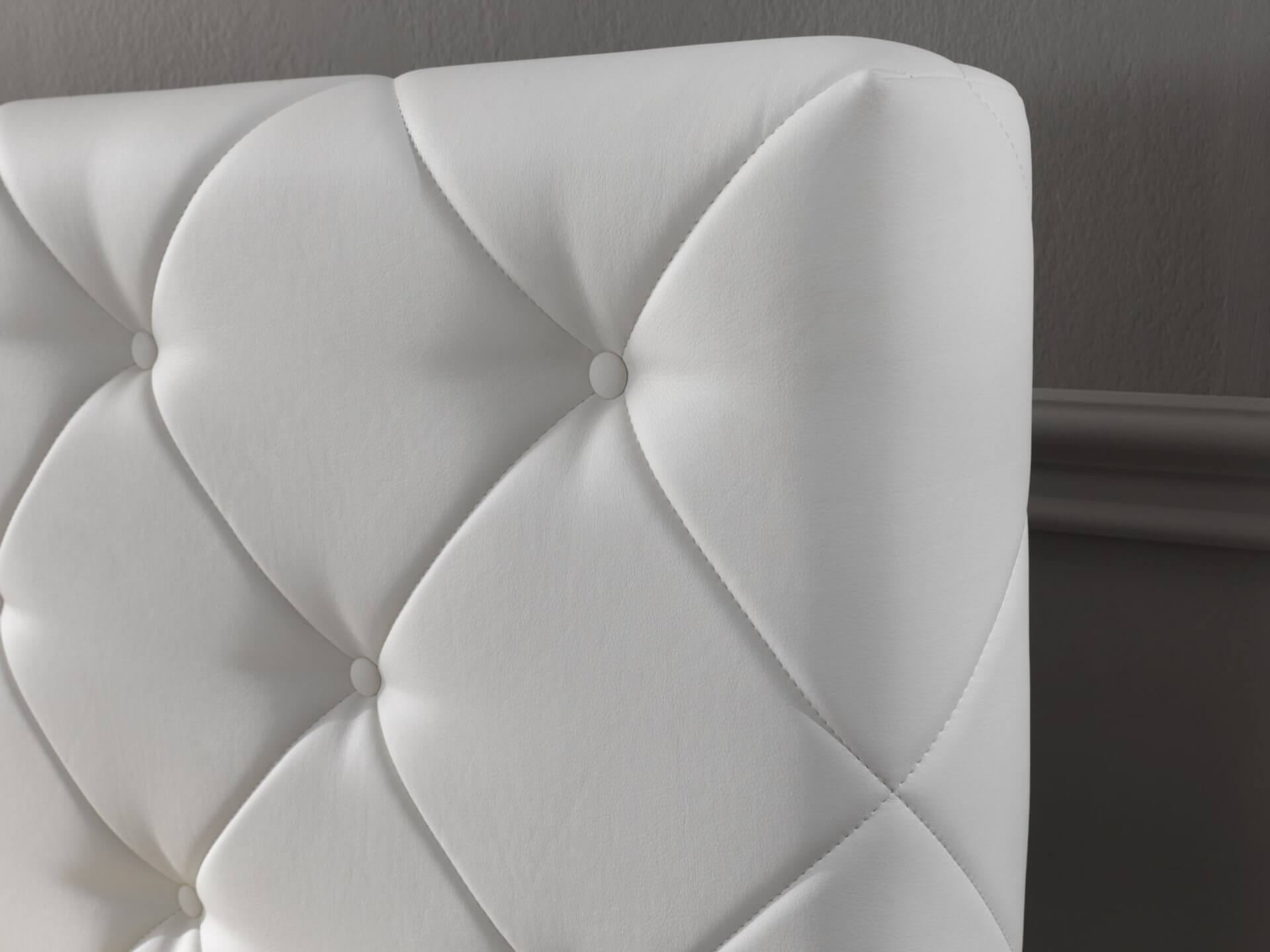 letto con testata