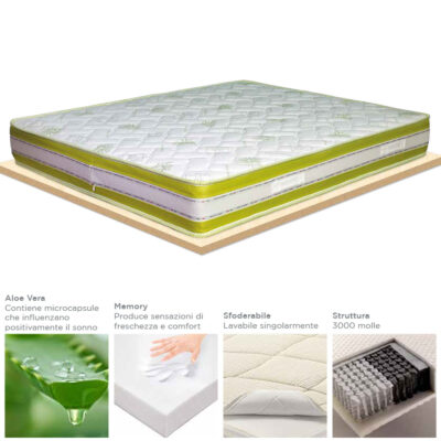 Materasso Super Micro Pocket 3000 molle