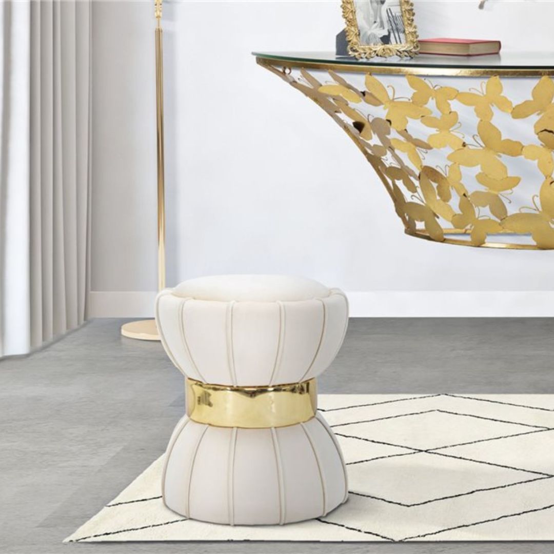 Sgabello Pouf Flower - immagine 2