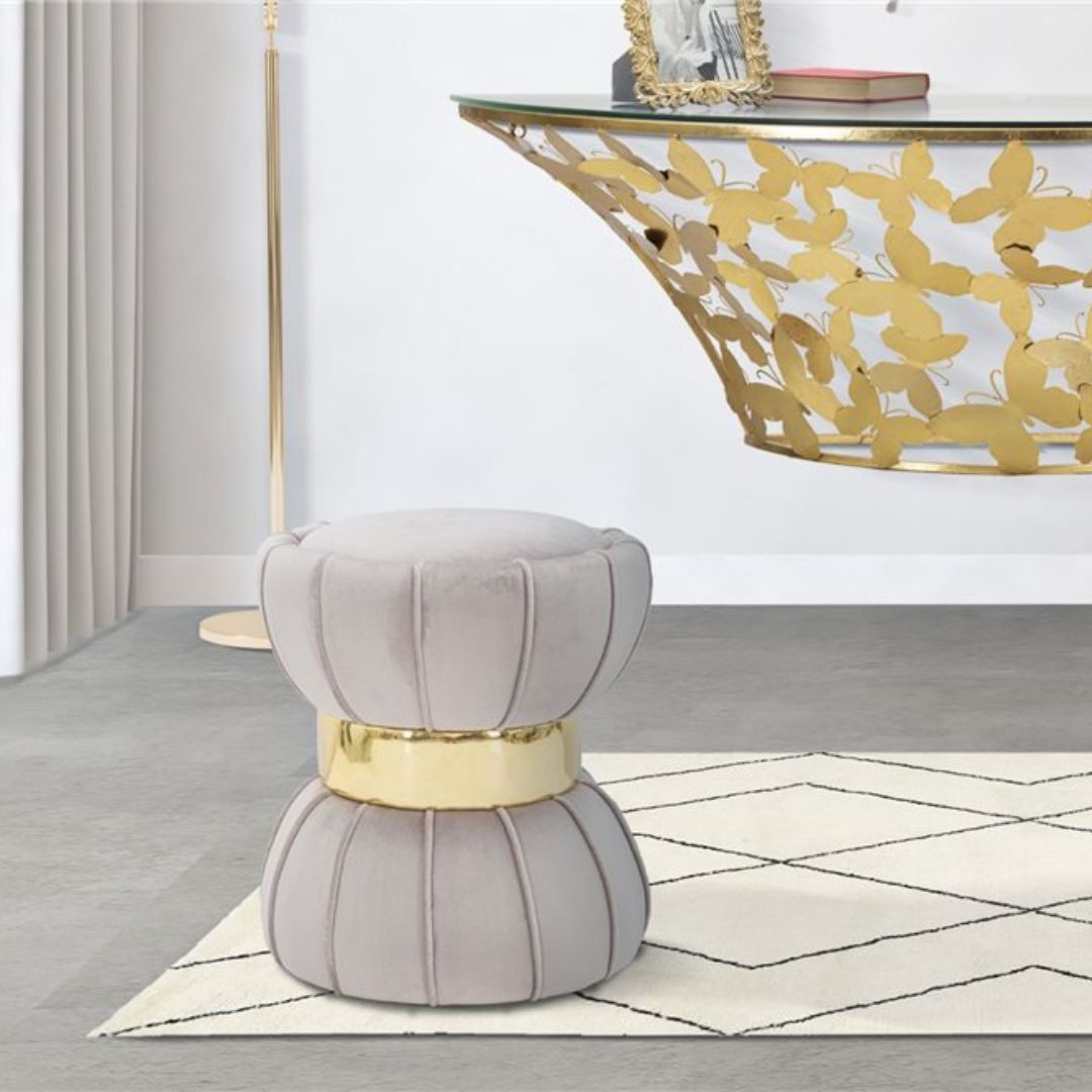 Sgabello Pouf Flower - immagine 7