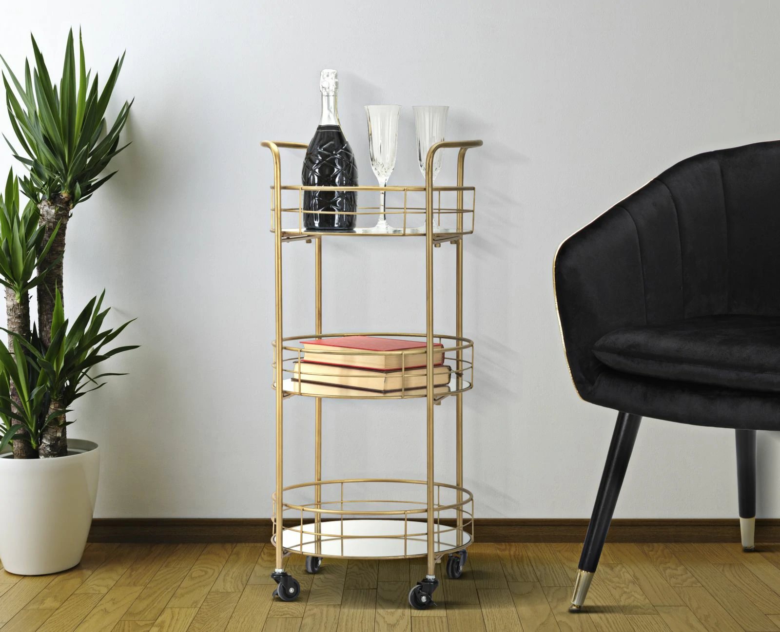 Carrello da Bar Glam Rotondo - immagine 2