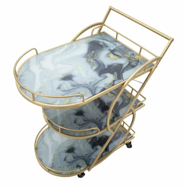 Carrello Liquori Marble Glass Mix - immagine 3