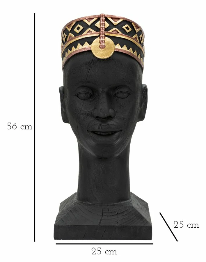 Busto Resina Uomo Masai - immagine 8