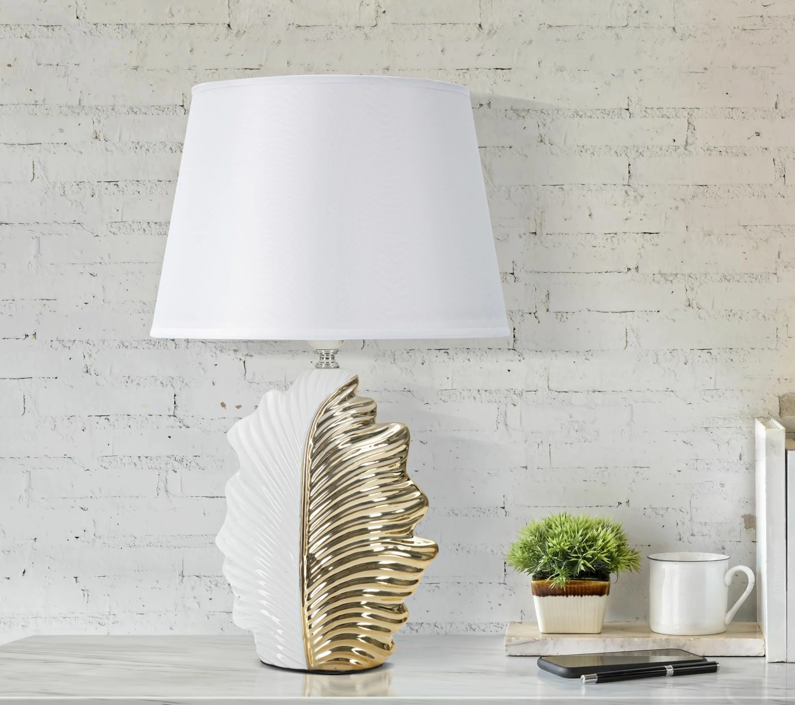 Lampada da Tavolino Glam Leaf - immagine 2