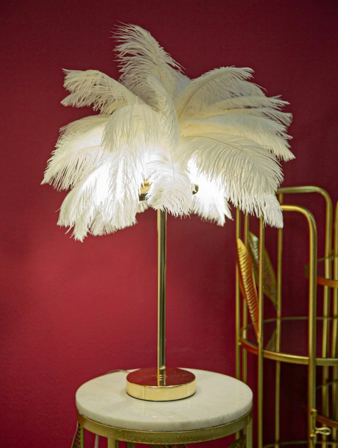 Lampada da Tavolo Palm Bianca - immagine 2