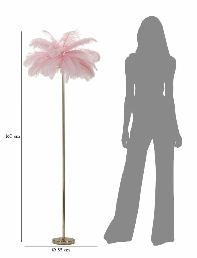 Lampada da Terra Palm Rosa - immagine 6