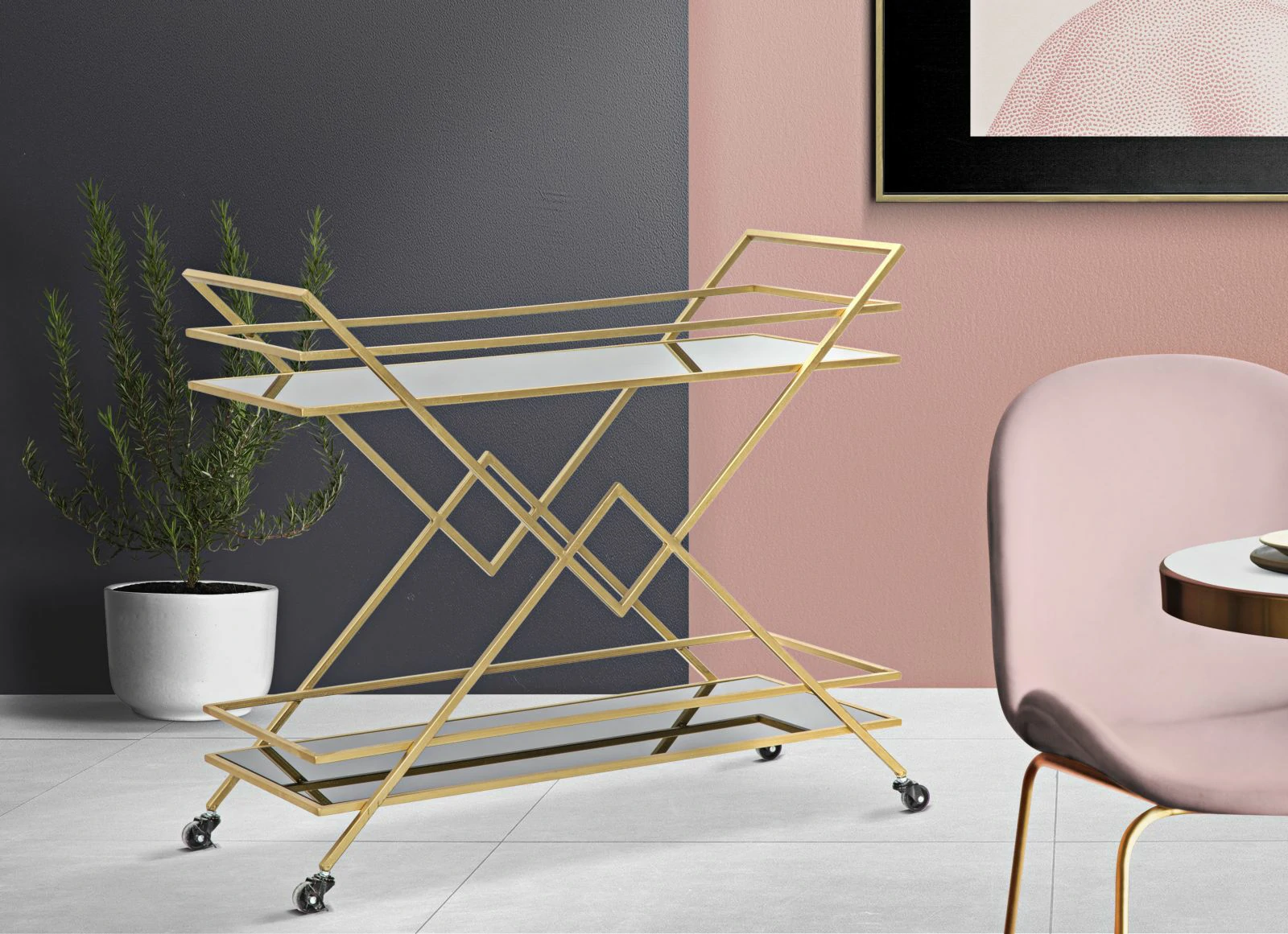 Carrello Liquori Glam Piramid - immagine 2