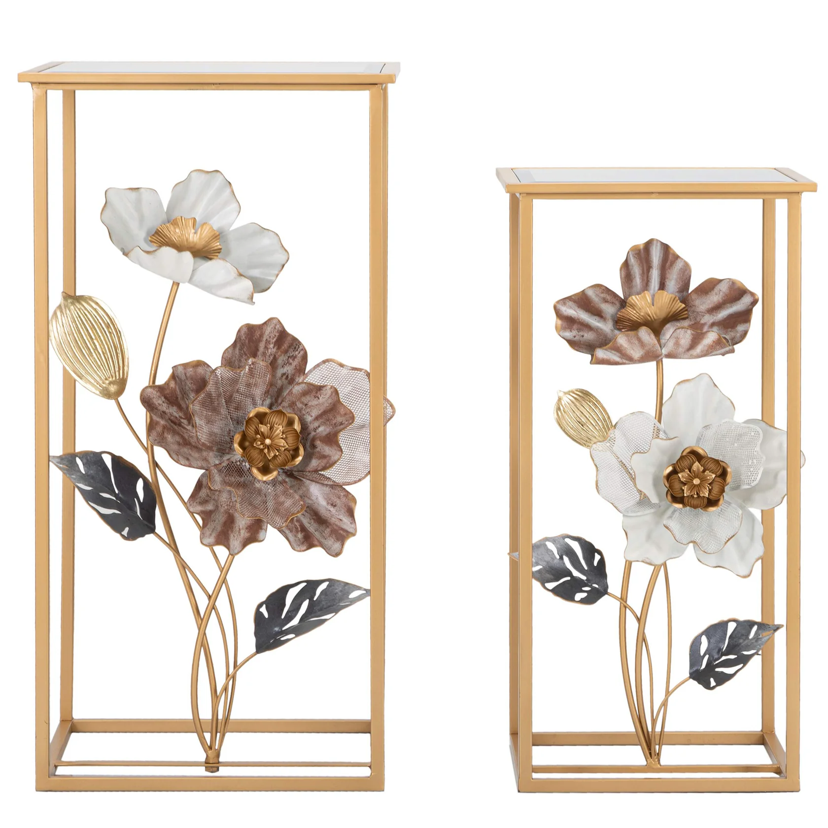 Tavolini per Salotto - Coppia Flower - immagine 3