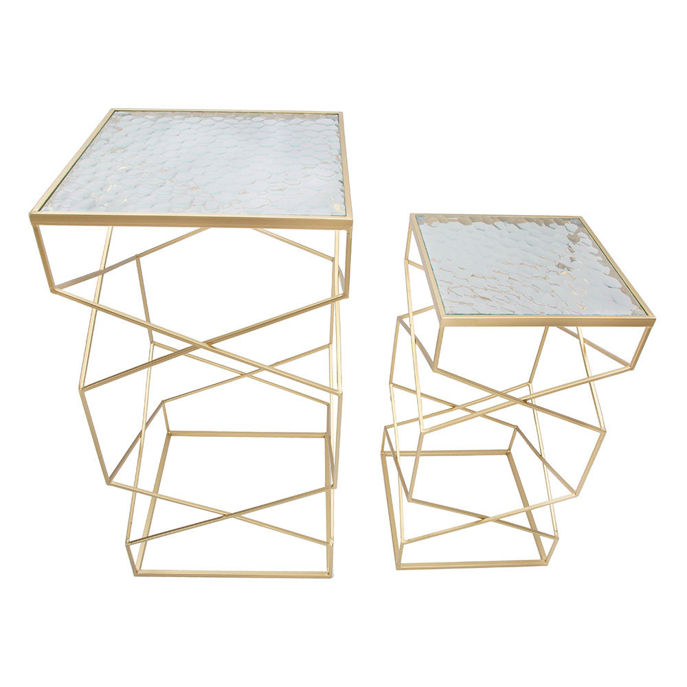 Coppia Tavolini da Salotto Glassy - immagine 5