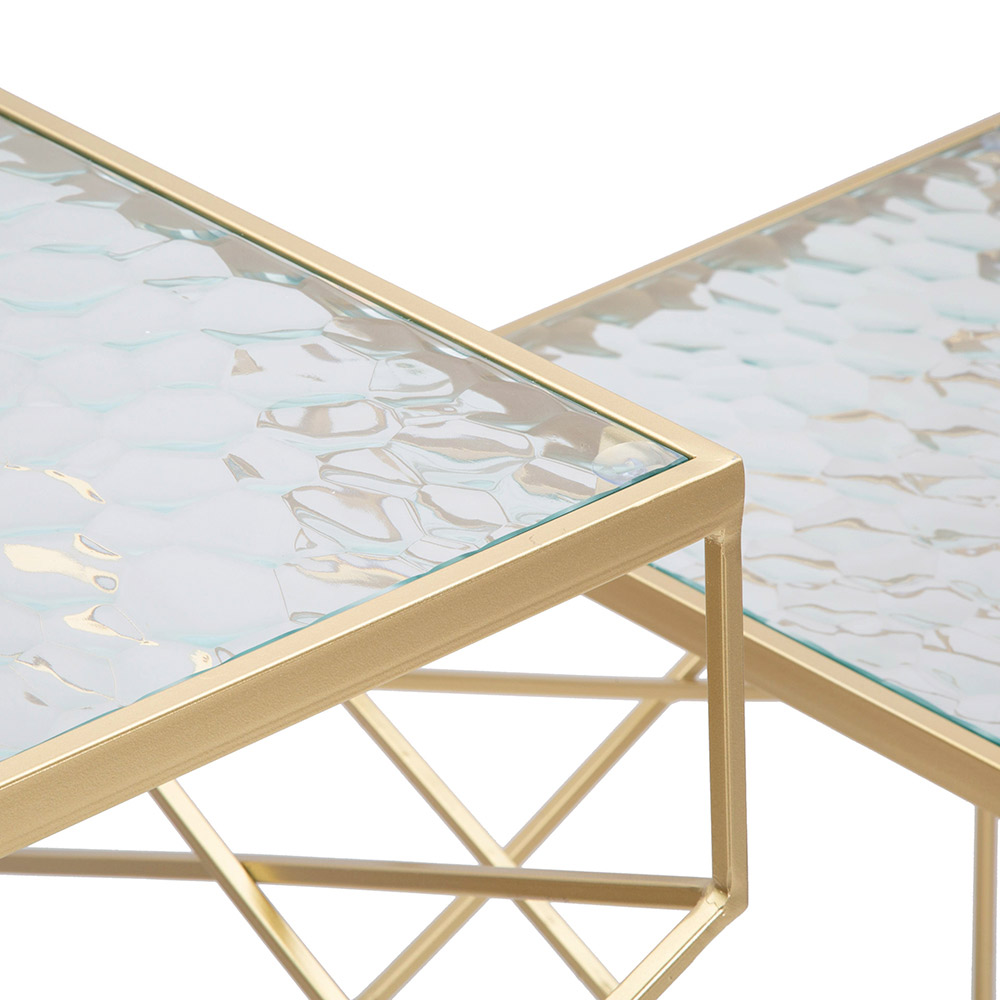 Coppia Tavolini da Salotto Glassy - immagine 3