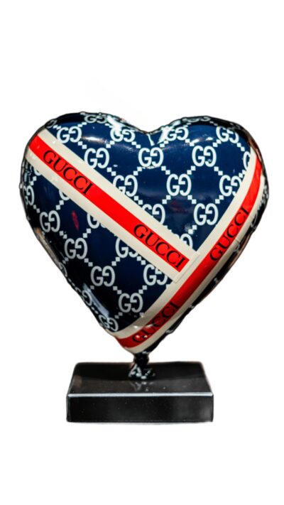 cuore gucci in resina