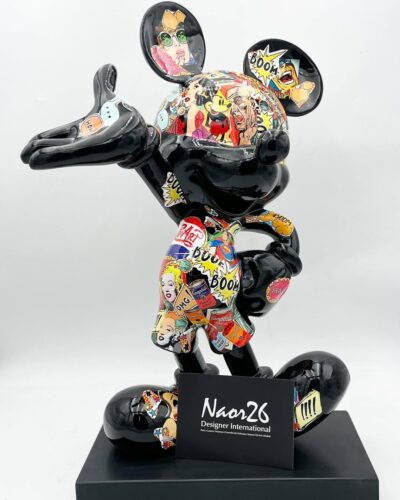 scultura in resina topolino