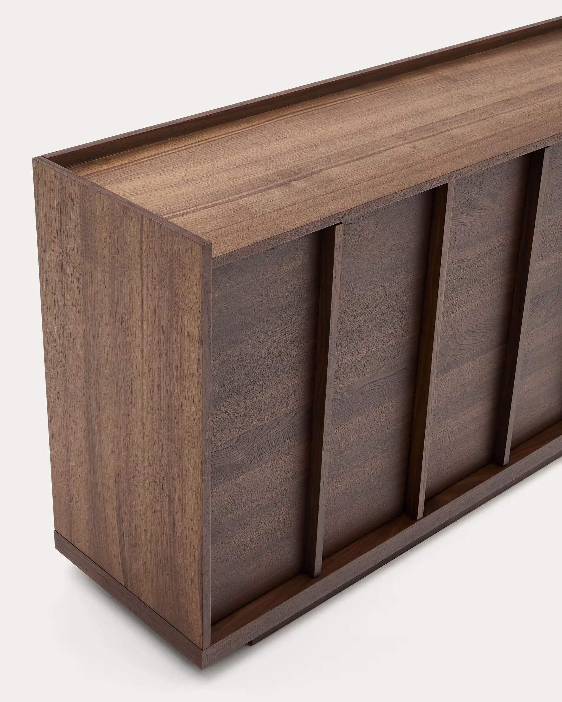 Madia da Soggiorno Auralis in Noce Scura 200x80 cm - immagine 8