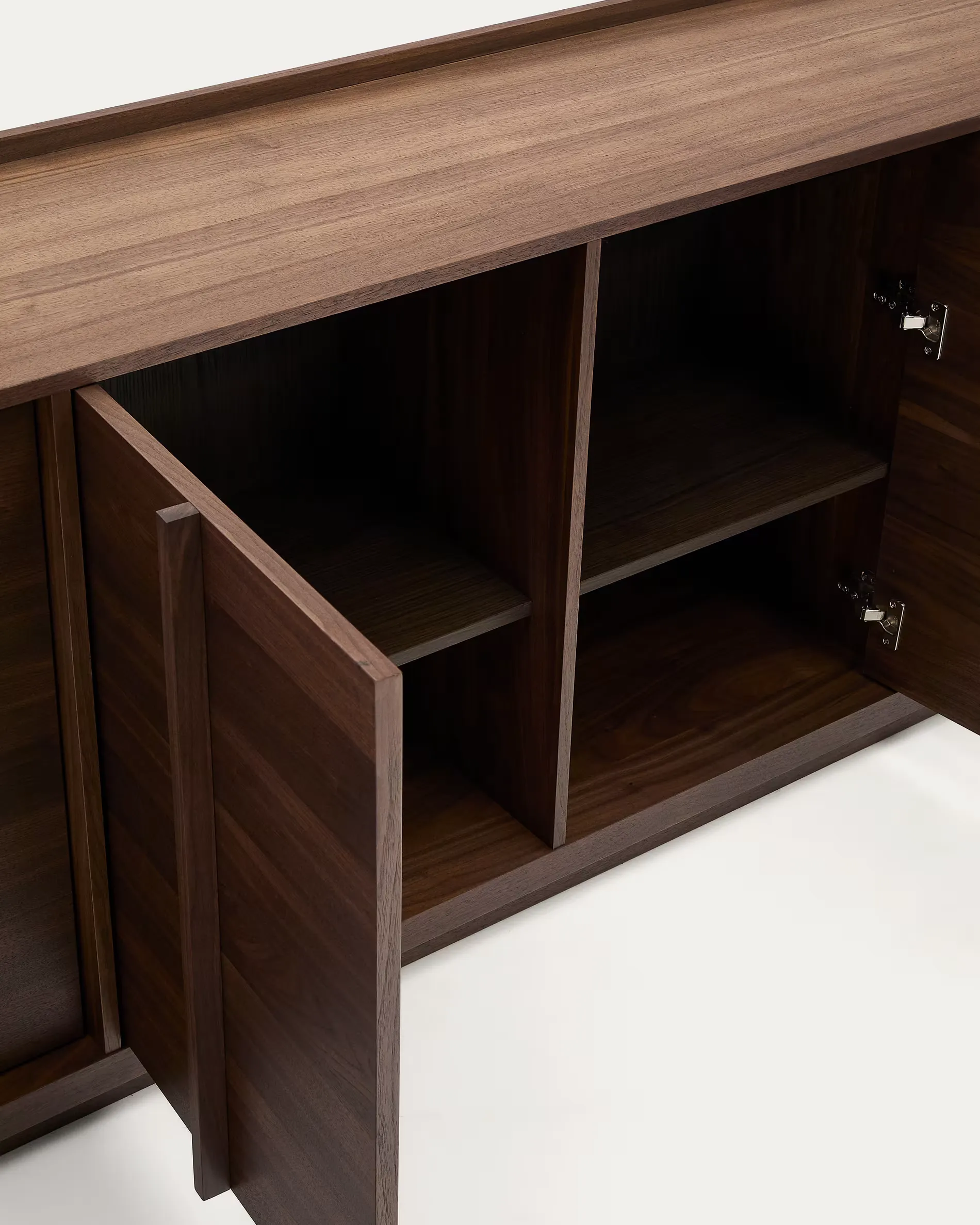 Madia da Soggiorno Auralis in Noce Scura 200x80 cm - immagine 9