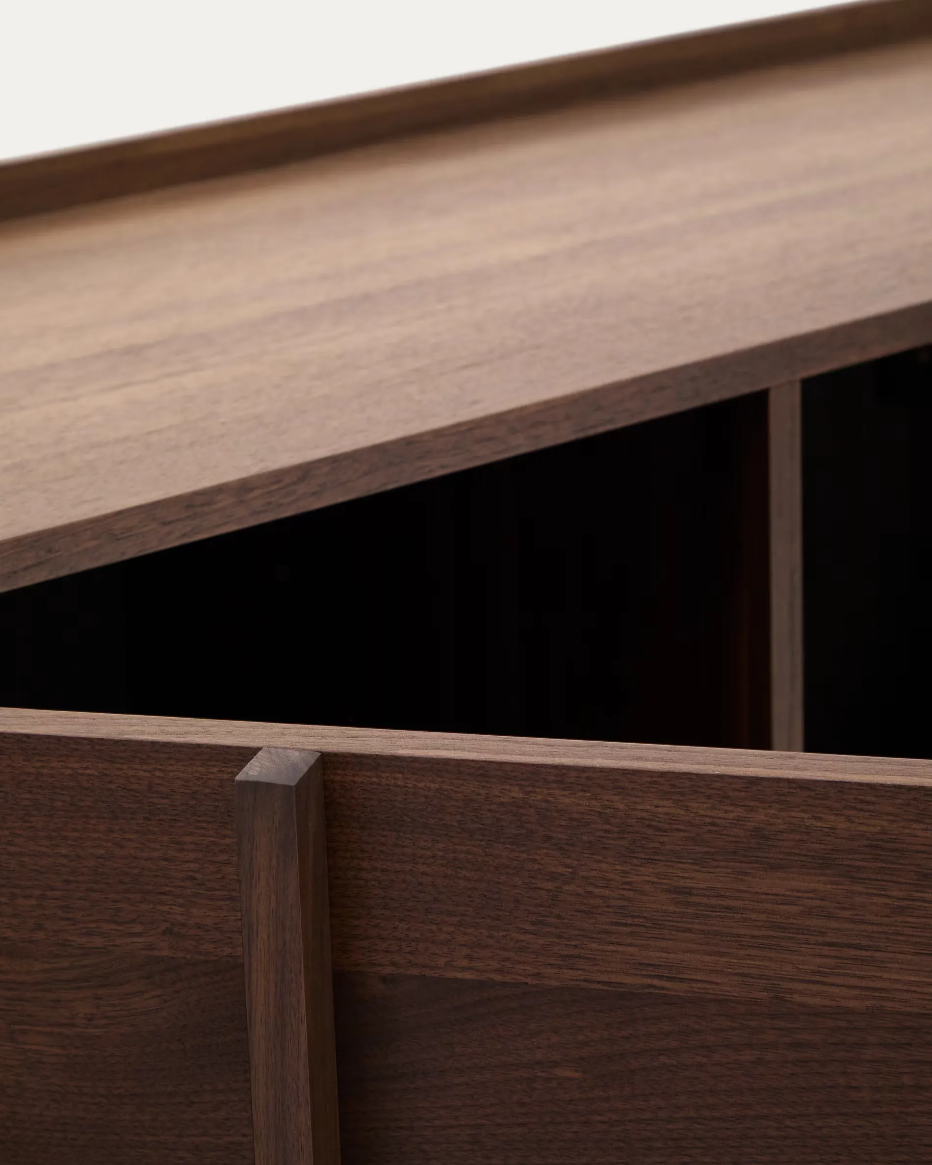 Madia da Soggiorno Auralis in Noce Scura 200x80 cm - immagine 4