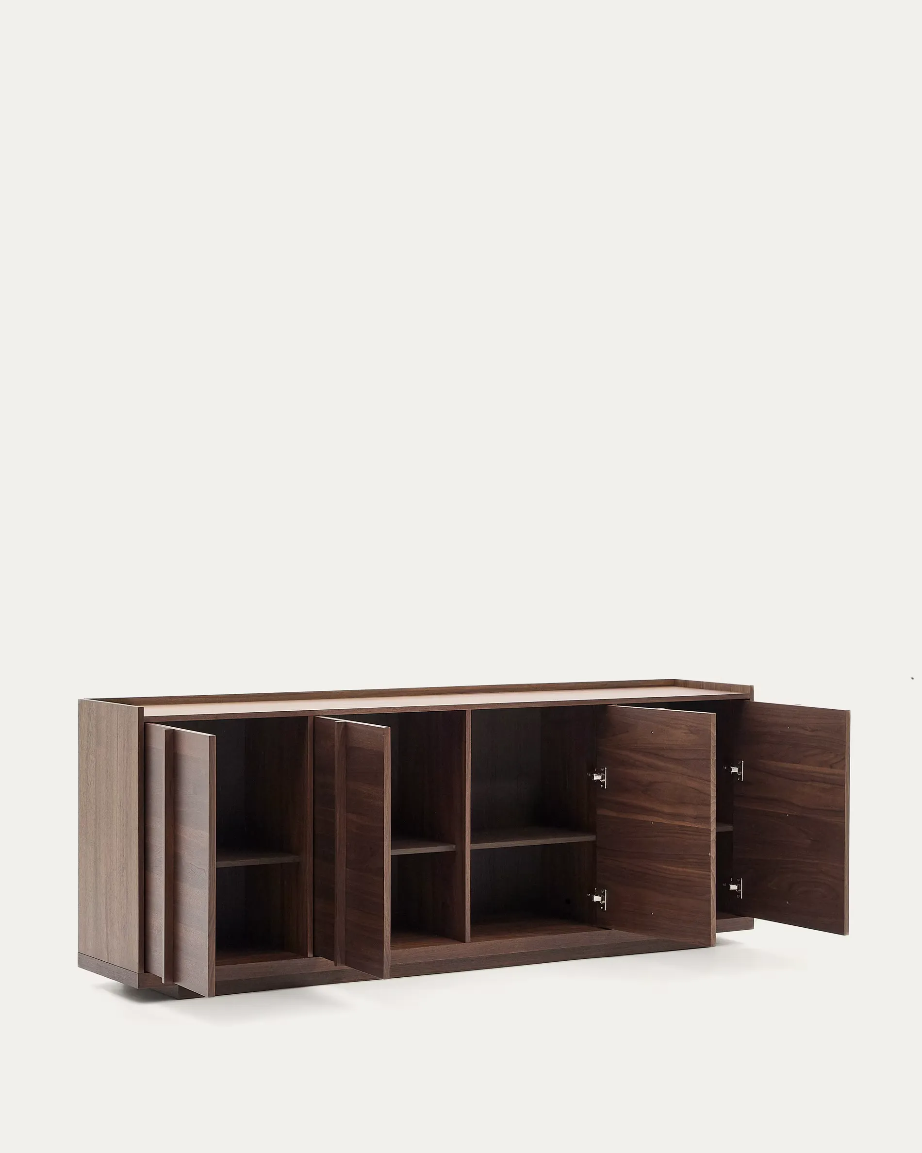 Madia da Soggiorno Auralis in Noce Scura 200x80 cm - immagine 2
