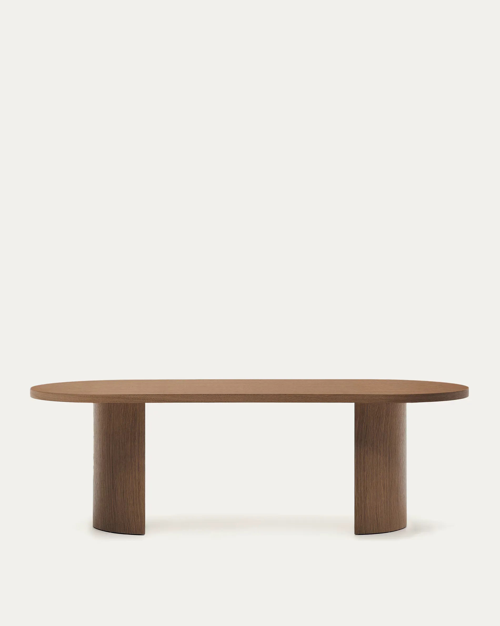 Tavolo Ovaly in Noce Scura 240x100 cm - immagine 4