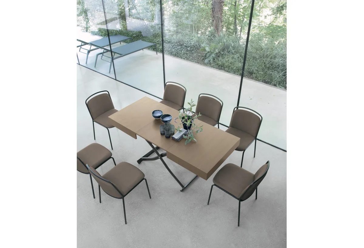Tavolino da Salotto Trasformabile in Tavolo Living Dione Wood - immagine 2
