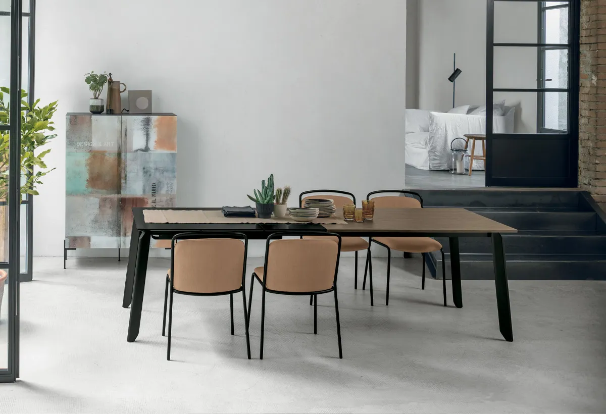 Tavolo Efesto Allungabile con Effetto Marmo - immagine 3