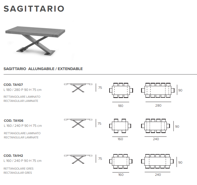 Tavolo da Pranzo Sagittario - immagine 4